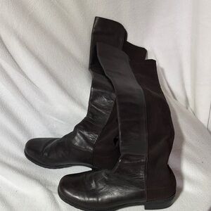 Stuart Weitzman Women's Brown Leather Boots